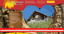 Desktop Screenshot of innerfohrerhof.com